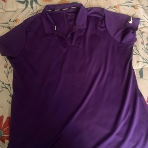 Nike Purple Golf Polo